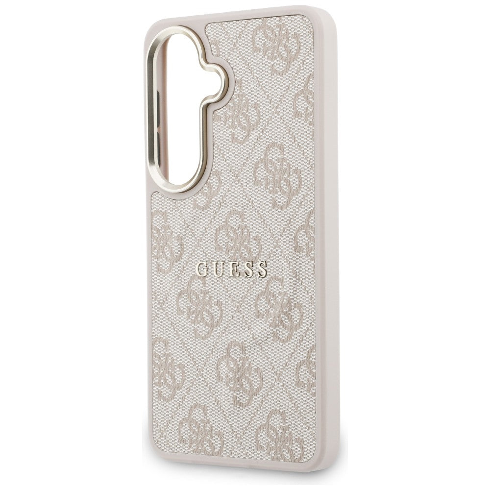 MagSafe-etui til Samsung Galaxy S26 Plus S947, Guess, 4G præget ring, pink