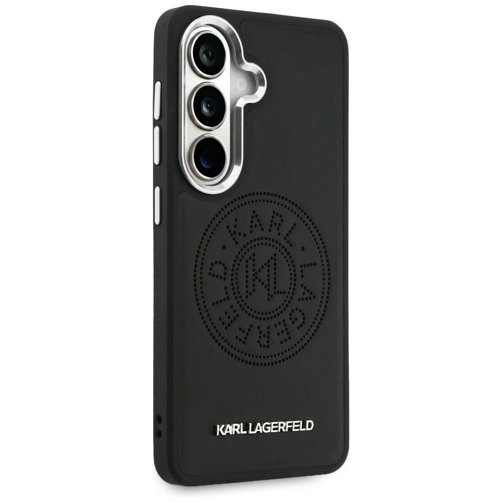MagSafe-etui til Samsung Galaxy S26 Plus S947, Karl Lagerfeld, Karl Round Point Logo, Sort