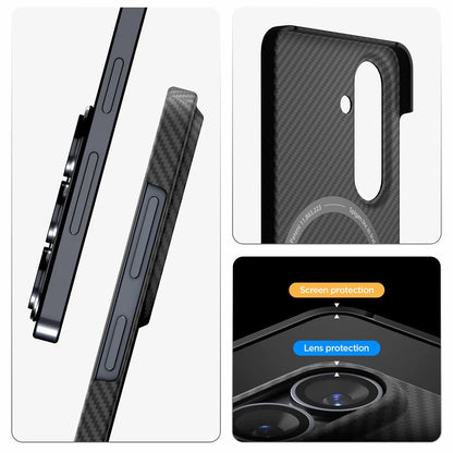 MagSafe-etui til Samsung Galaxy S26 Plus S947, Spigen, Air Skin, Sort