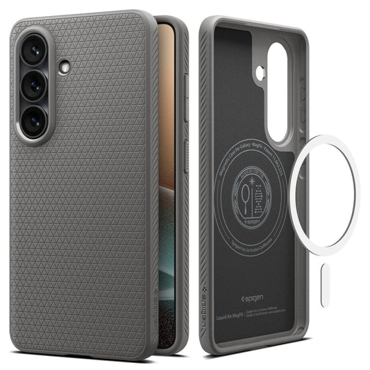 MagSafe cover til Samsung Galaxy S26 Plus S947, Spigen, Liquid Air, Grå ACS10705