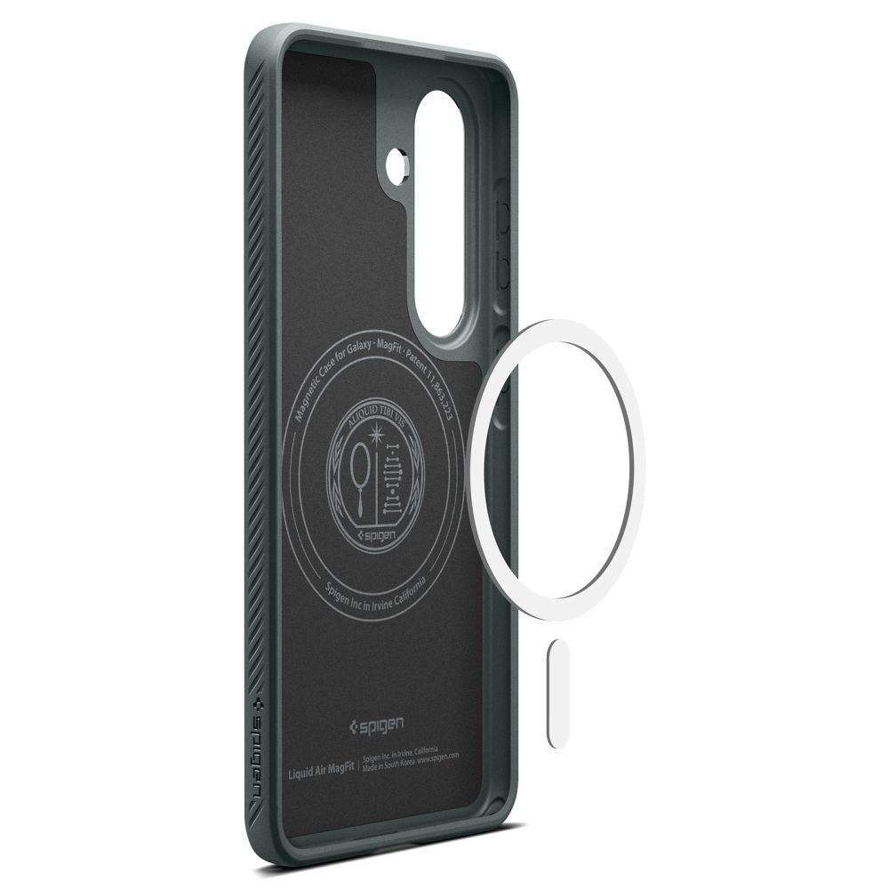 MagSafe Case for Samsung Galaxy S26 Plus S947, Spigen, Liquid Air, Green ACS10706