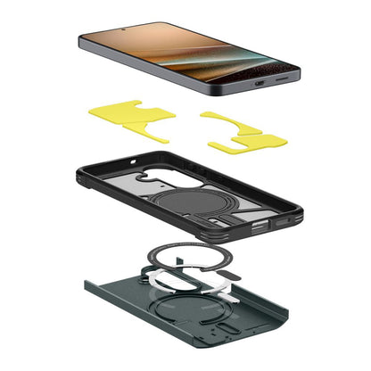 MagSafe cover til Samsung Galaxy S26 Plus S947, Spigen, Tough Armor, Grøn ACS10715