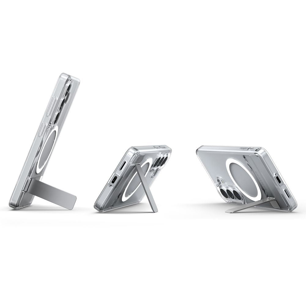 MagSafe Case for Samsung Galaxy S26 Plus S947, Spigen, Ultra Hybrid S, White Transparent ACS11050