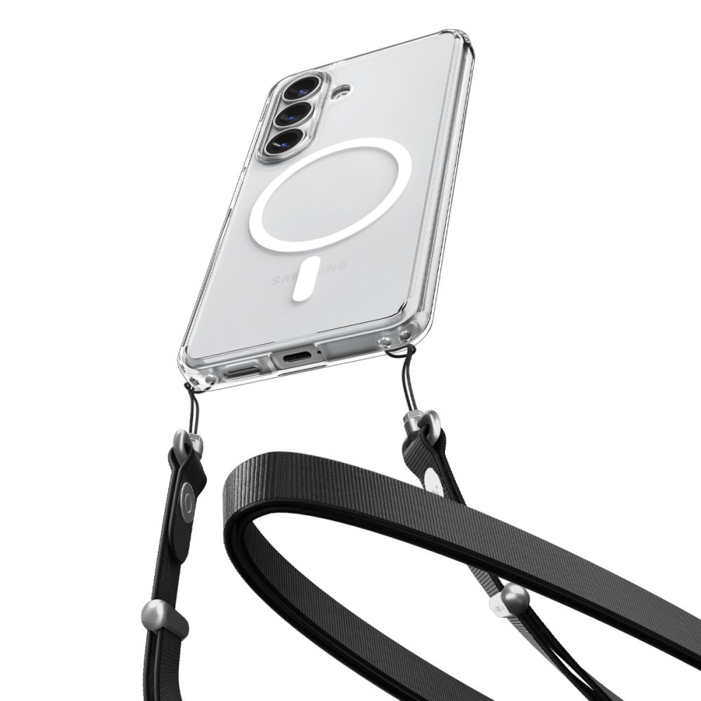 MagSafe cover til Samsung Galaxy S26 Plus S947, Spigen, Ultra Hybrid, Gennemsigtig Hvid ACS10709