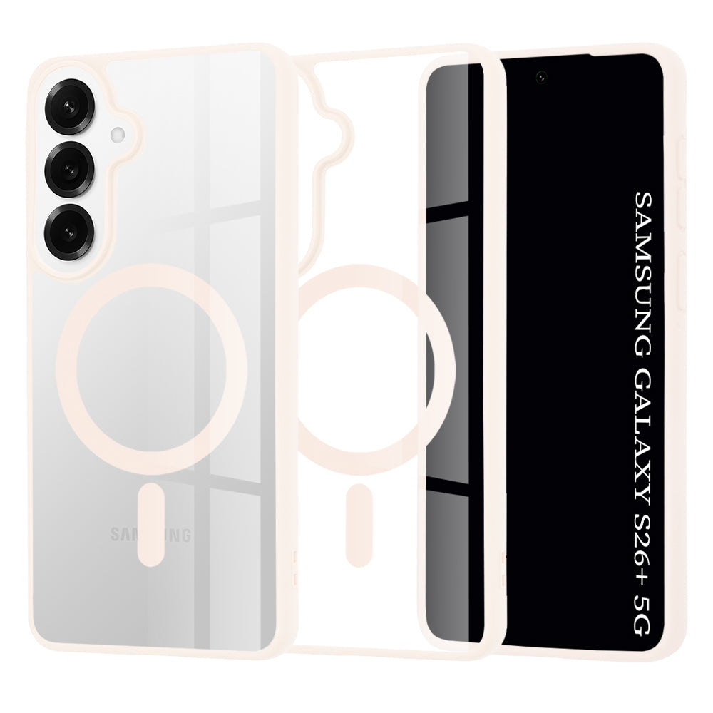 MagSafe Case for Samsung Galaxy S26 Plus, Techsuit, Pro, Pink