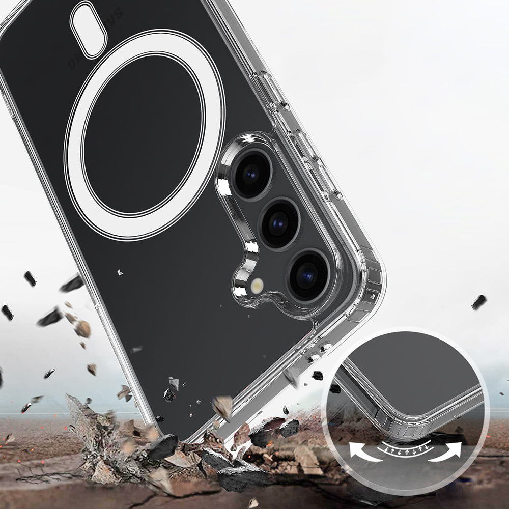 MagSafe cover til Samsung Galaxy S26 Plus, Techsuit, Pro, Transparent