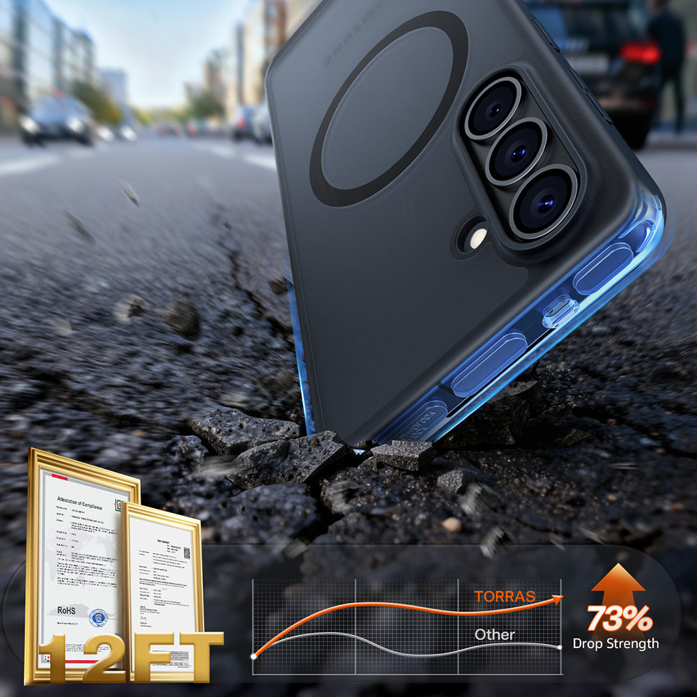 MagSafe cover til Samsung Galaxy S26 Plus, Torras, Guardian, Sort