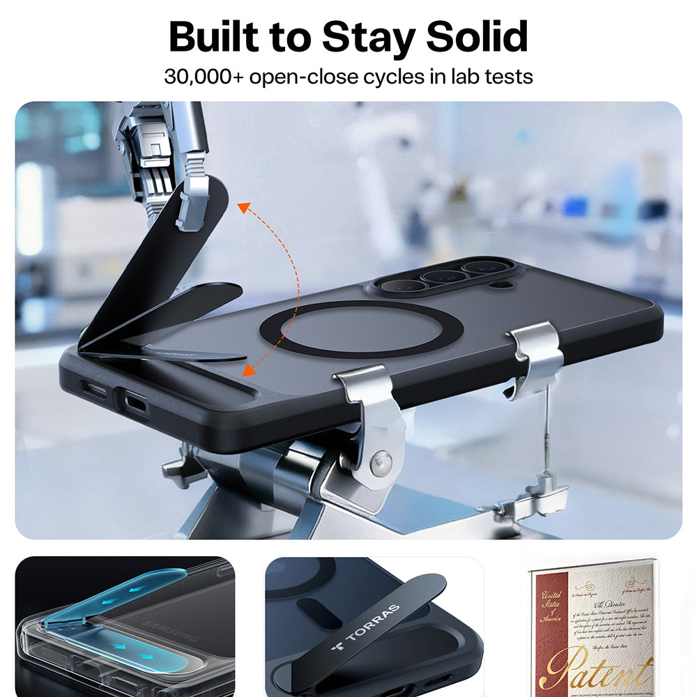 MagSafe cover til Samsung Galaxy S26 Plus, Torras, Pstand, Sort