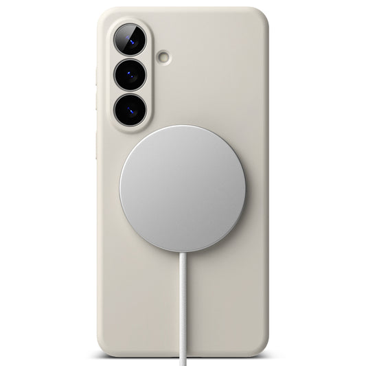 MagSafe cover til Samsung Galaxy S26, Ringke, Silikone, Creme