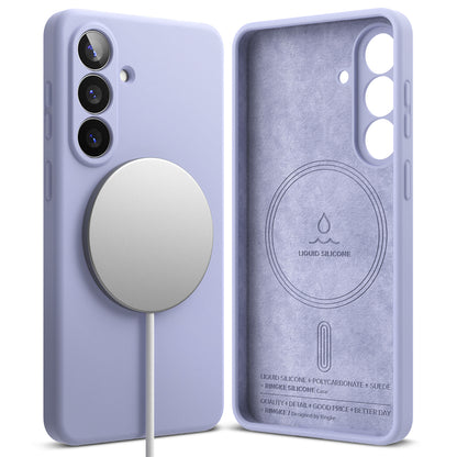 MagSafe cover til Samsung Galaxy S26 S942, Ringke, Silikone, Lilla