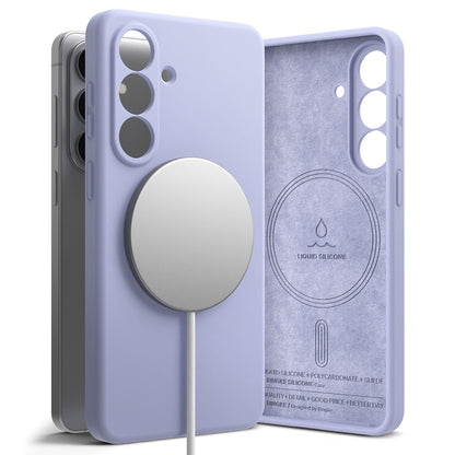 MagSafe cover til Samsung Galaxy S26 S942, Ringke, Silikone, Lilla