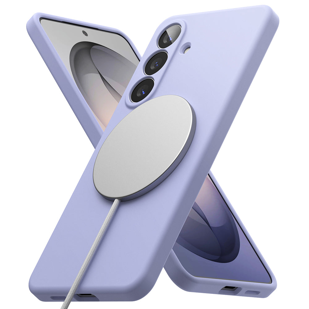 MagSafe cover til Samsung Galaxy S26 S942, Ringke, Silikone, Lilla