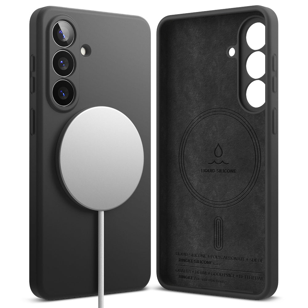 MagSafe Case for Samsung Galaxy S26 S942, Ringke, Silicone, Black