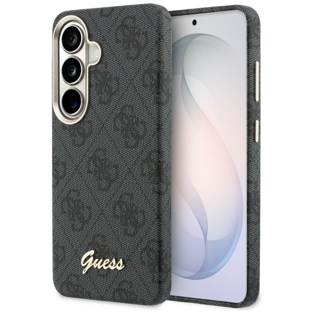 MagSafe cover til Samsung Galaxy S26 S942, Guess, 4G Script Logo, Sort