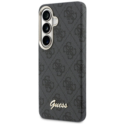 MagSafe cover til Samsung Galaxy S26 S942, Guess, 4G Script Logo, Sort
