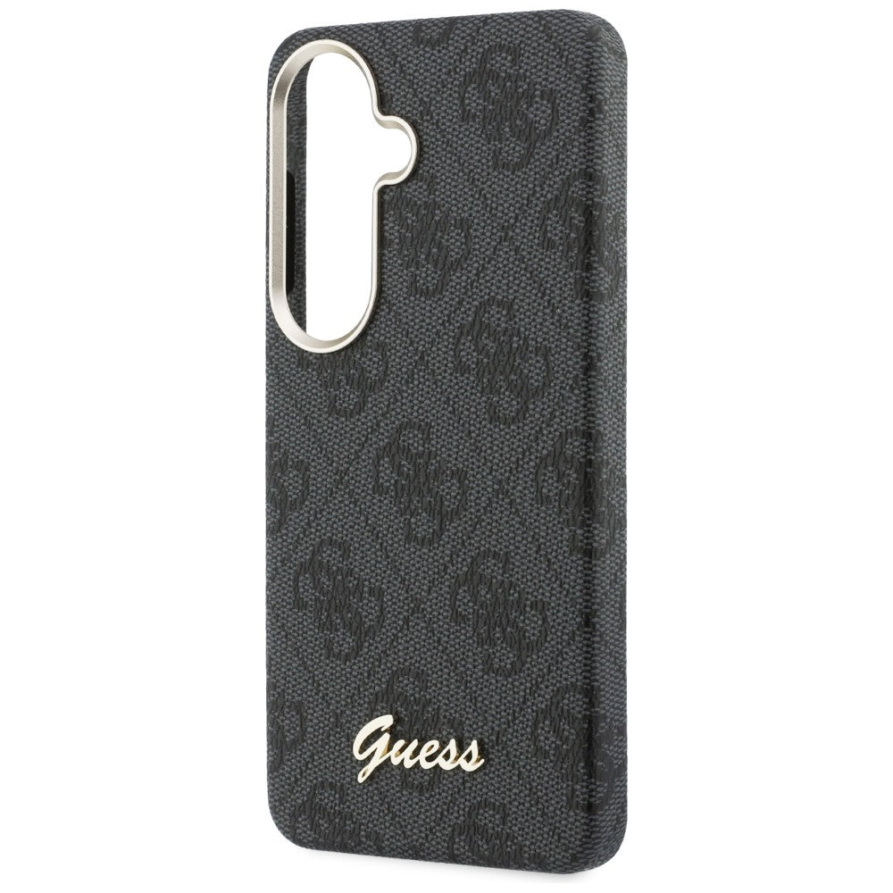 MagSafe cover til Samsung Galaxy S26 S942, Guess, 4G Script Logo, Sort