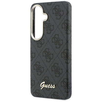 MagSafe cover til Samsung Galaxy S26 S942, Guess, 4G Script Logo, Sort
