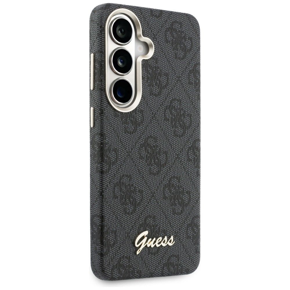 MagSafe cover til Samsung Galaxy S26 S942, Guess, 4G Script Logo, Sort