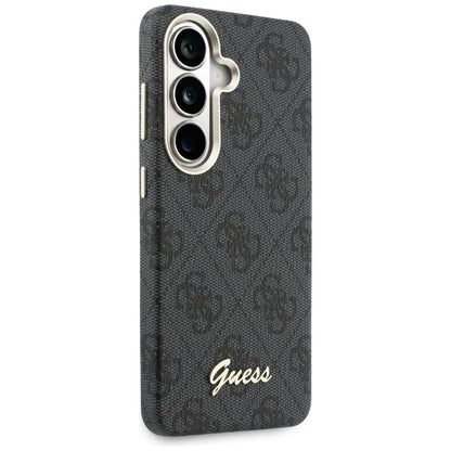 MagSafe cover til Samsung Galaxy S26 S942, Guess, 4G Script Logo, Sort