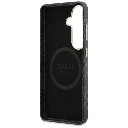 MagSafe cover til Samsung Galaxy S26 S942, Guess, 4G Script Logo, Sort