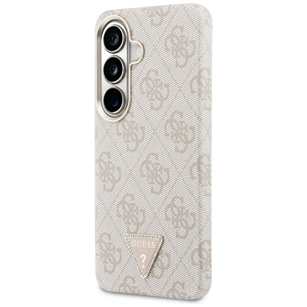 MagSafe cover til Samsung Galaxy S26 S942, Guess, 4G Triangle Logo, Pink