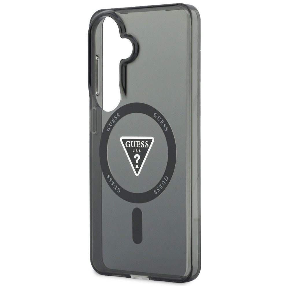 MagSafe cover til Samsung Galaxy S26 S942, Guess, IML Gradient Triangle Logo, Sort