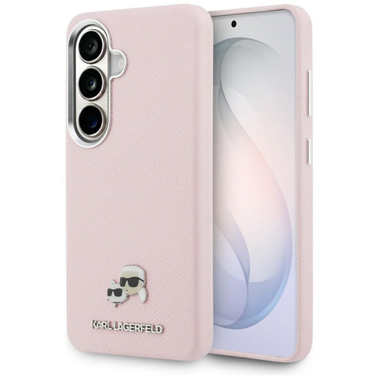 MagSafe cover til Samsung Galaxy S26 S942, Karl Lagerfeld, Karl & Choupette Head's Pin, Pink