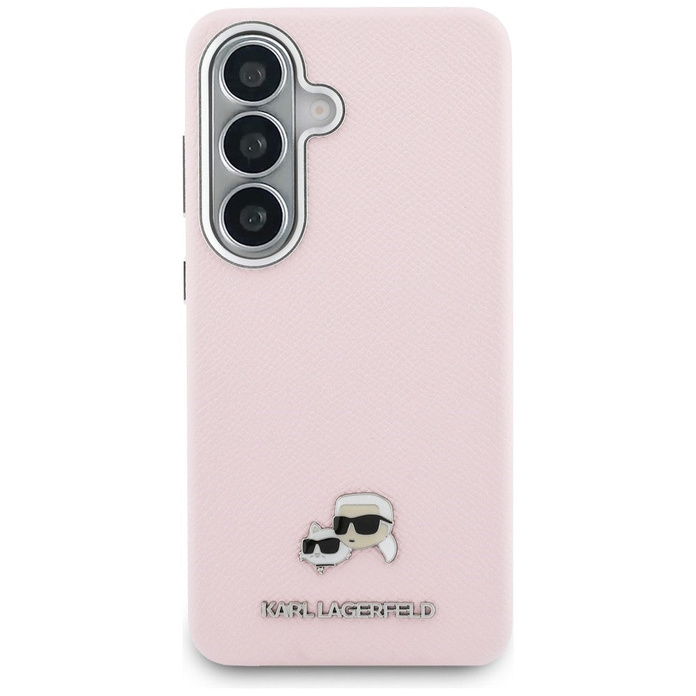 MagSafe cover til Samsung Galaxy S26 S942, Karl Lagerfeld, Karl & Choupette Head's Pin, Pink