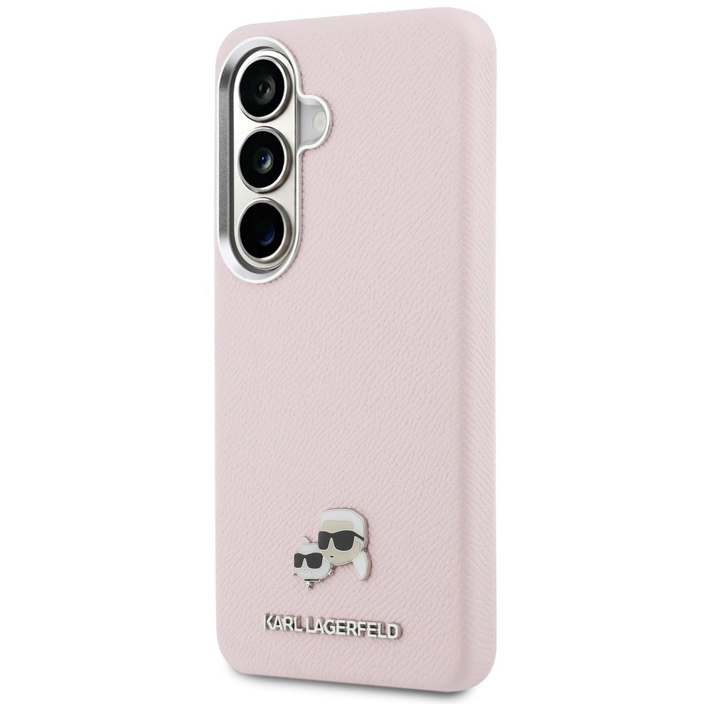 MagSafe cover til Samsung Galaxy S26 S942, Karl Lagerfeld, Karl & Choupette Head's Pin, Pink