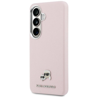 MagSafe cover til Samsung Galaxy S26 S942, Karl Lagerfeld, Karl & Choupette Head's Pin, Pink