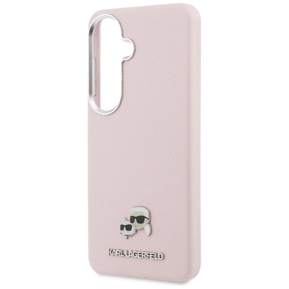 MagSafe cover til Samsung Galaxy S26 S942, Karl Lagerfeld, Karl & Choupette Head's Pin, Pink