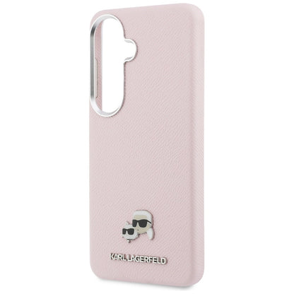 MagSafe cover til Samsung Galaxy S26 S942, Karl Lagerfeld, Karl & Choupette Head's Pin, Pink