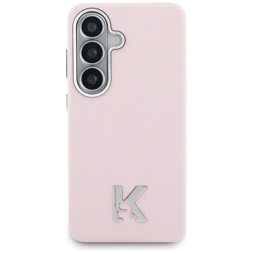 MagSafe cover til Samsung Galaxy S26 S942, Karl Lagerfeld, Karl Head Logo, Pink
