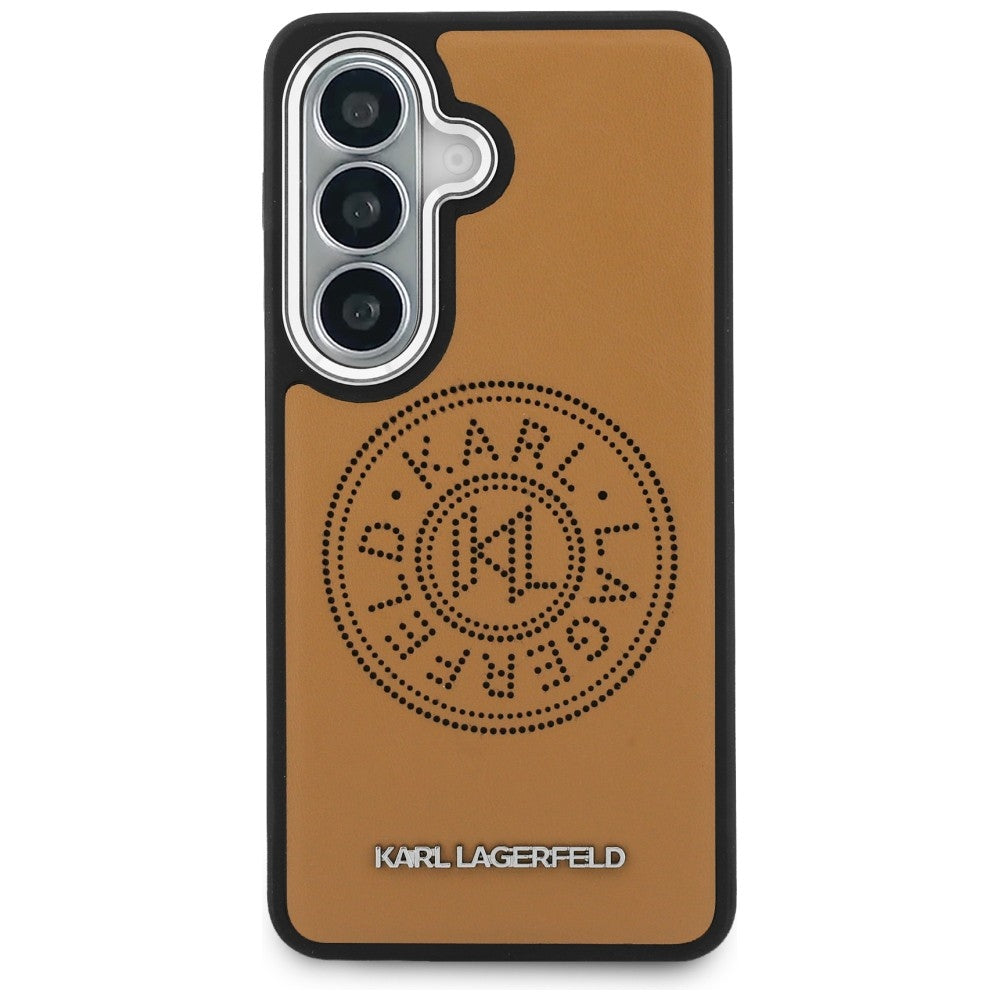 MagSafe cover til Samsung Galaxy S26 S942, Karl Lagerfeld, Karl Round Point Logo, Brun