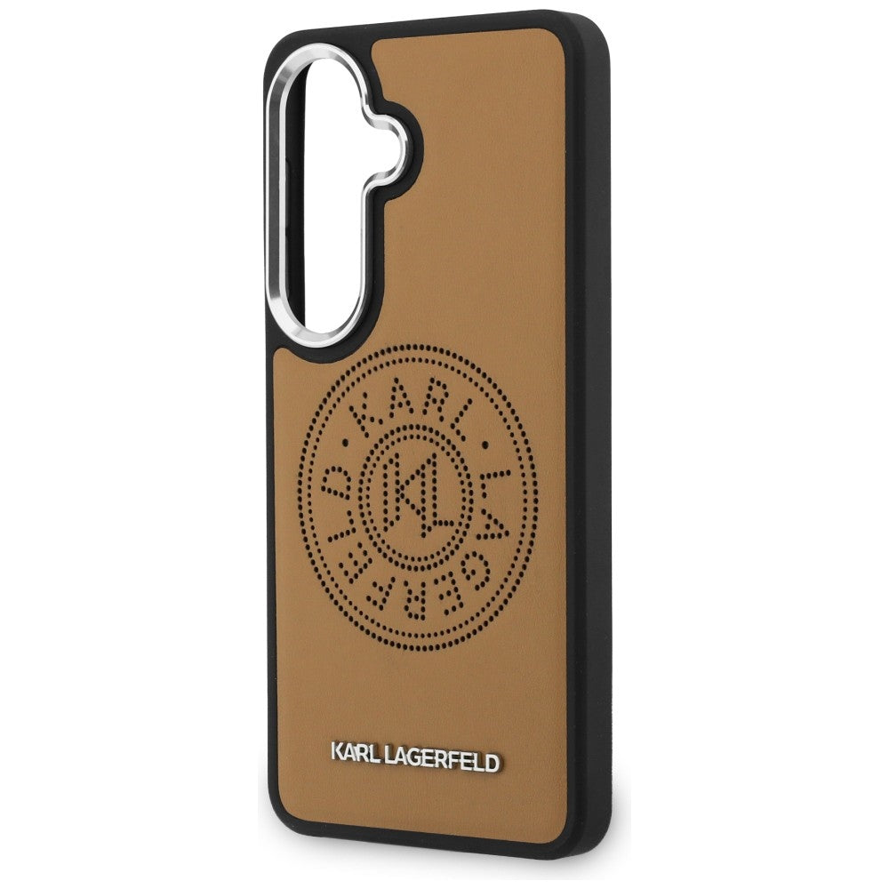MagSafe cover til Samsung Galaxy S26 S942, Karl Lagerfeld, Karl Round Point Logo, Brun