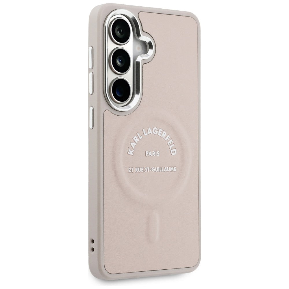 MagSafe-etui til Samsung Galaxy S26 S942, Karl Lagerfeld, Karl RSG Logo, Pink