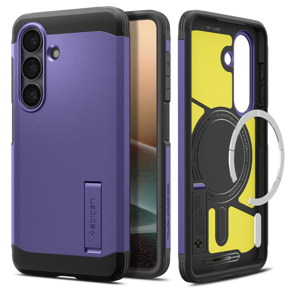 MagSafe cover til Samsung Galaxy S26 S942, Spigen, Tough Armor, Lilla ACS11221