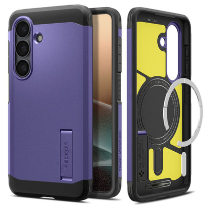 MagSafe cover til Samsung Galaxy S26 S942, Spigen, Tough Armor, Lilla ACS11221