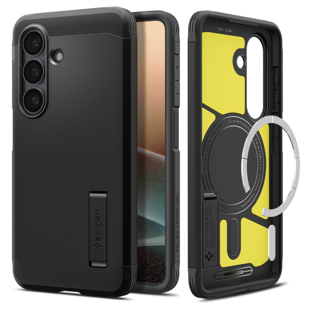 MagSafe cover til Samsung Galaxy S26 S942, Spigen, Tough Armor, Sort ACS10738
