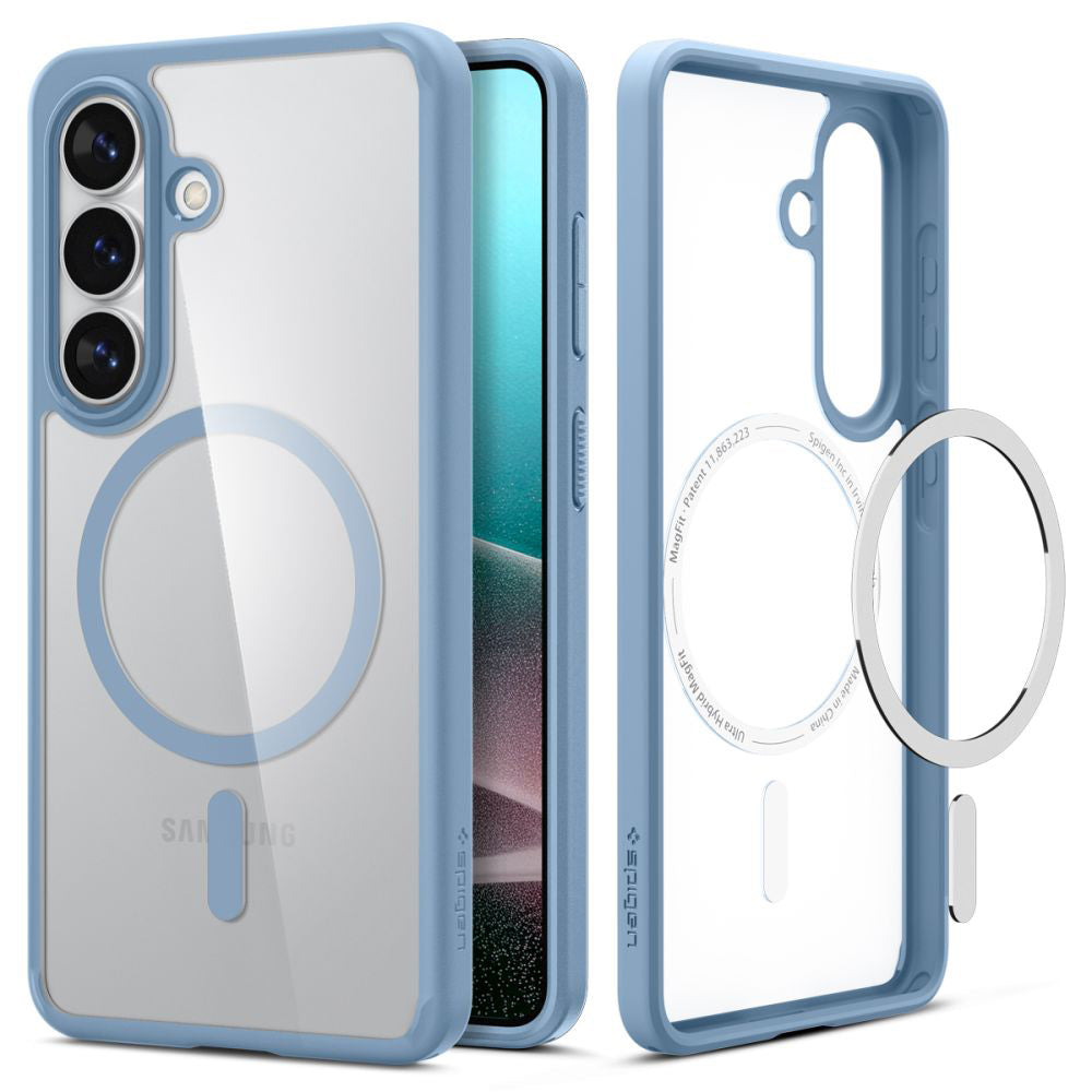 MagSafe cover til Samsung Galaxy S26 S942, Spigen, Ultra Hybrid, Blå ACS11219