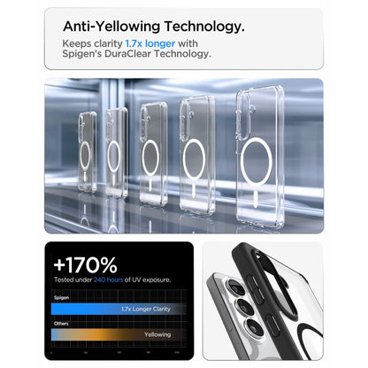 MagSafe cover til Samsung Galaxy S26 S942, Spigen, Ultra Hybrid, Mat Sort ACS10735