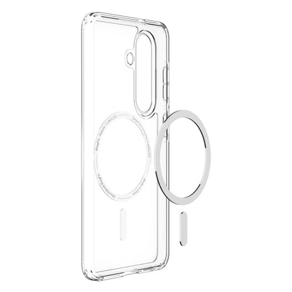 MagSafe cover til Samsung Galaxy S26 S942, Spigen, Ultra Hybrid, Transparent Hvid ACS10734