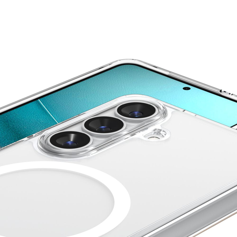 MagSafe cover til Samsung Galaxy S26 S942, Spigen, Ultra Hybrid, Transparent Hvid ACS10734