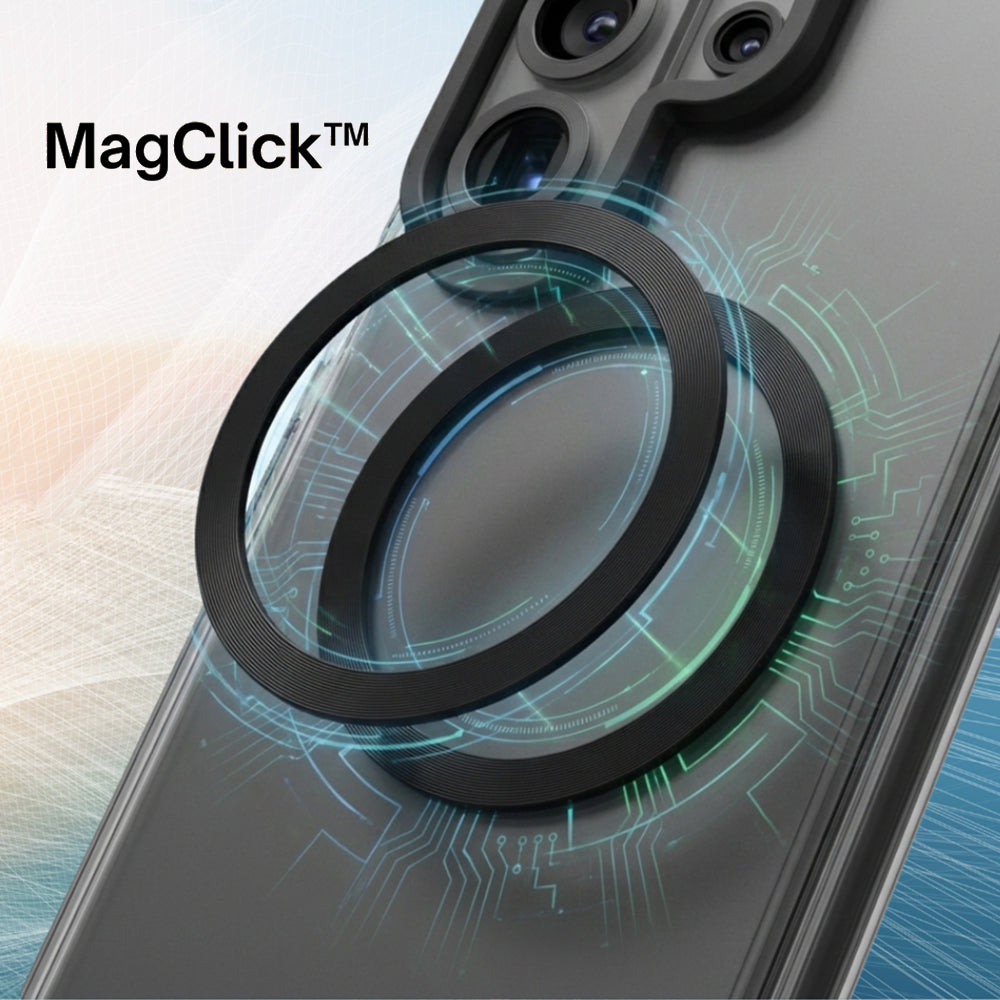 MagSafe cover til Samsung Galaxy S26 S942, UNIQ, Combat MagClick, Sort