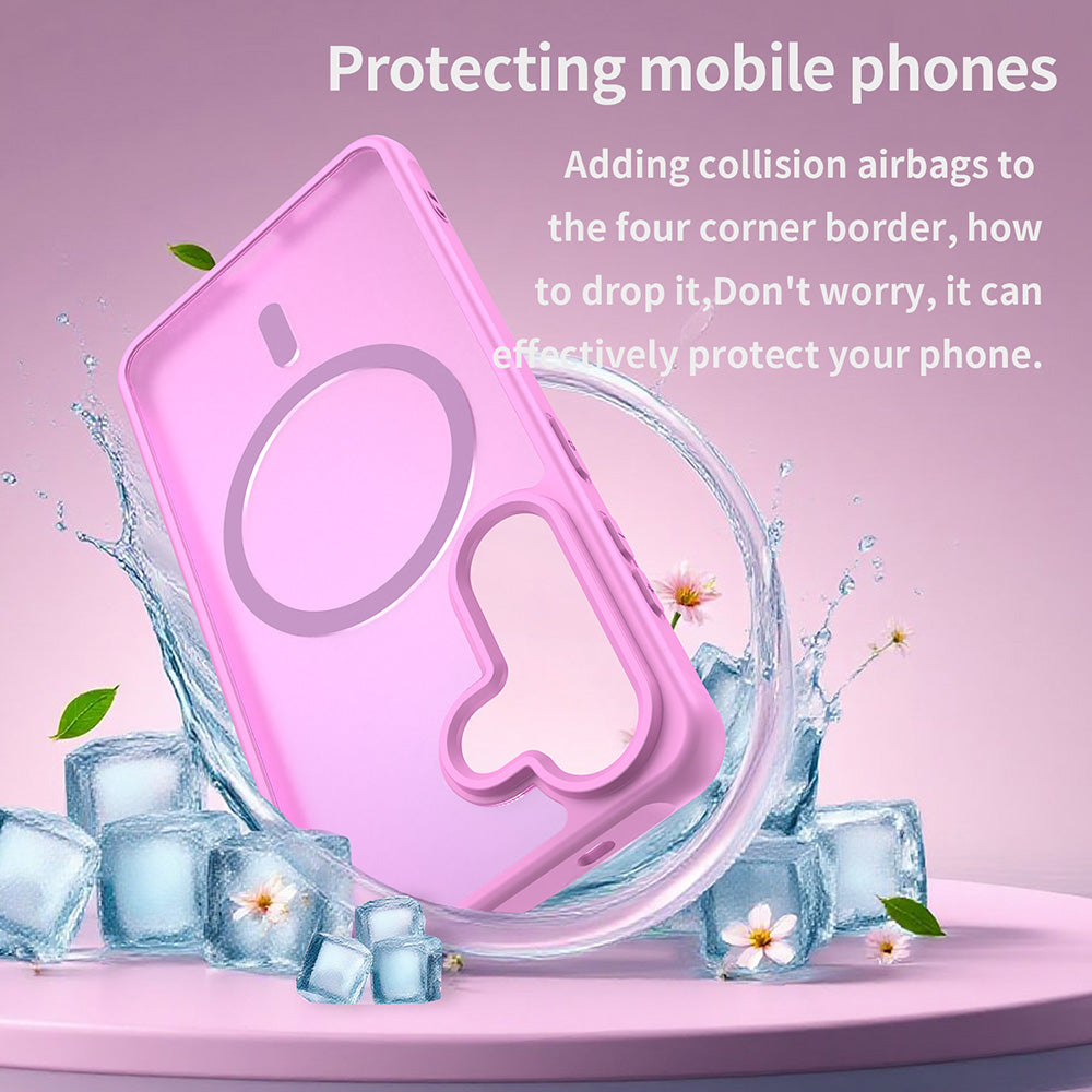 MagSafe cover til Samsung Galaxy S26, Techsuit, HaloFrost II, Pink