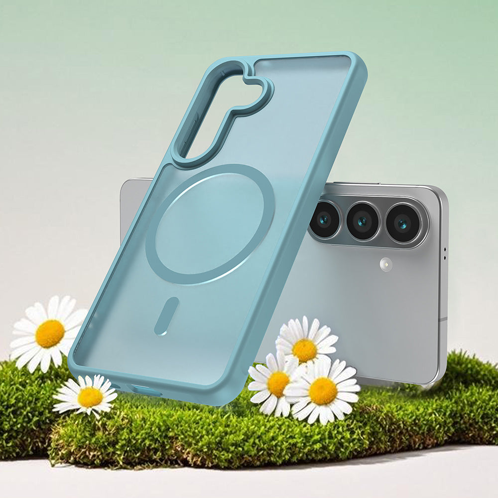 MagSafe cover til Samsung Galaxy S26, Techsuit, HaloFrost II, Lys Grøn