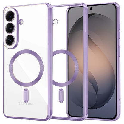 MagSafe Case for Samsung Galaxy S26 S942, Techsuit, Luxury Crystal, Light Purple