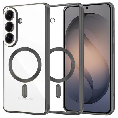 MagSafe cover til Samsung Galaxy S26 S942, Techsuit, Luxury Crystal, Sort