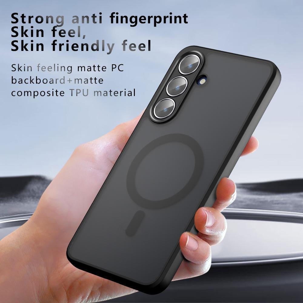MagSafe cover til Samsung Galaxy S26 S942, Techsuit, PureFrost, Satin Sort
