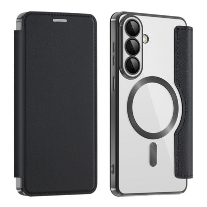 MagSafe cover til Samsung Galaxy S26, Techsuit, SmartMag Book, Sort